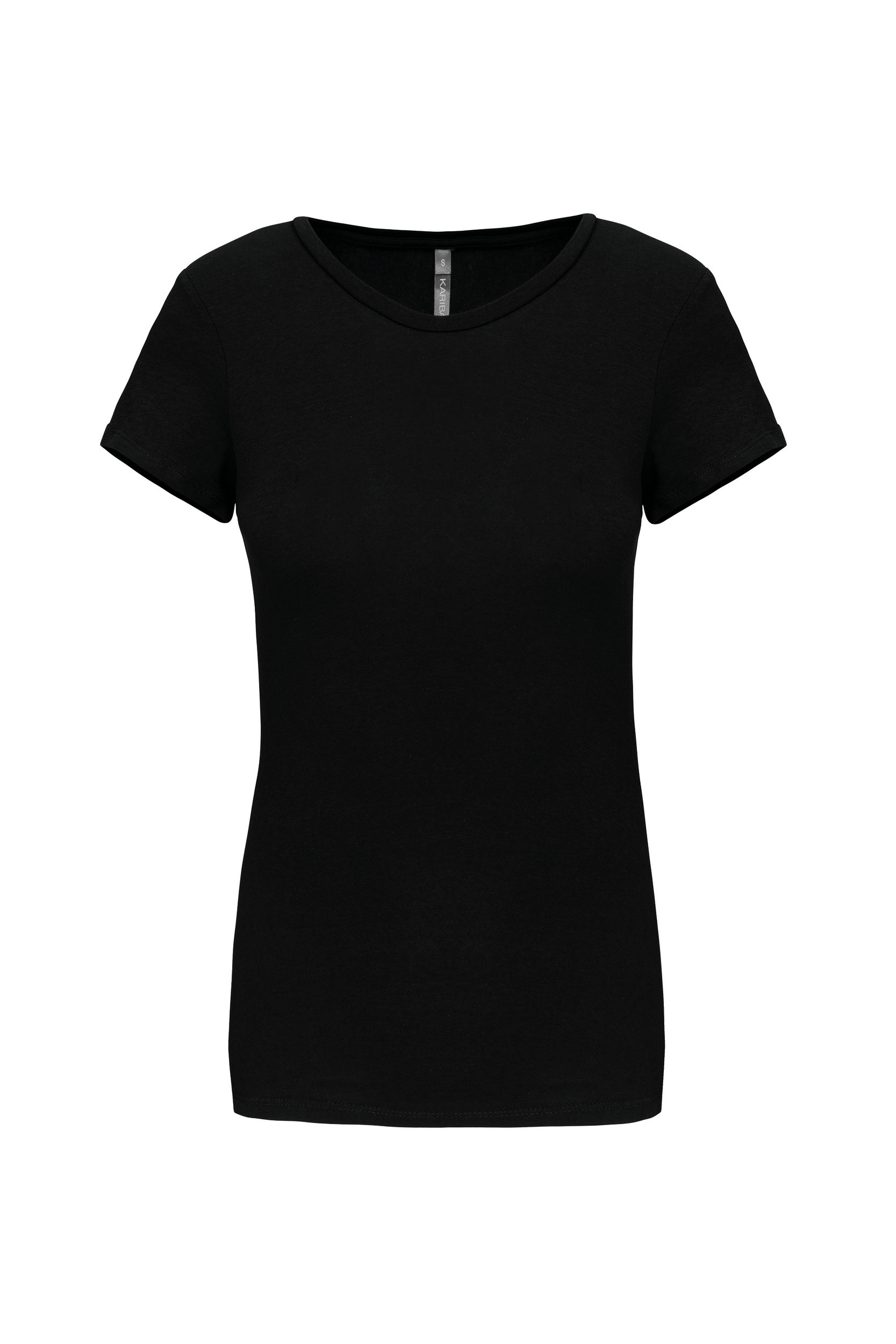 LADIES' SHORT-SLEEVED CREW NECK T-SHIRT